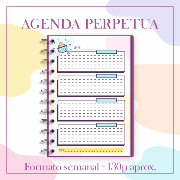 Agenda Semanal Perpetua Crear Y Emprender