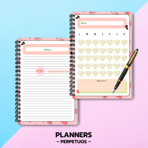 Pack Planners Perpetuos Crear Y Emprender