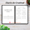 Diario De Gratitud Perpetuo Blanco Y Negro Crear Y Emprender