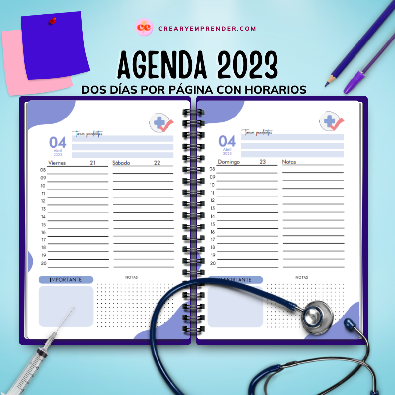 Generic Cuaderno Diario A5 De Papel Grueso Gestión Del Tiepo De