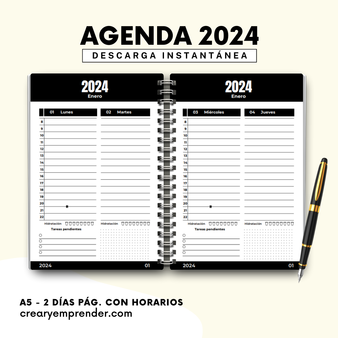 Agenda 2024 Crear y Emprender