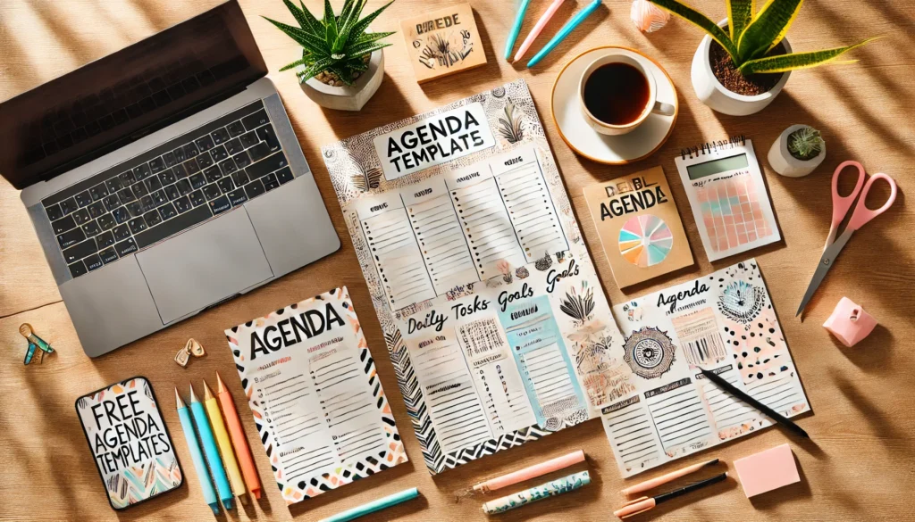 Descarga gratuita de plantillas personalizables para agendas y planificadores