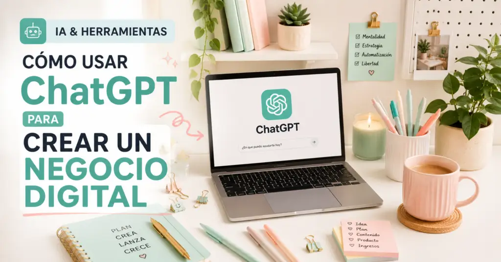 cómo usar ChatGPT para crear un negocio digital